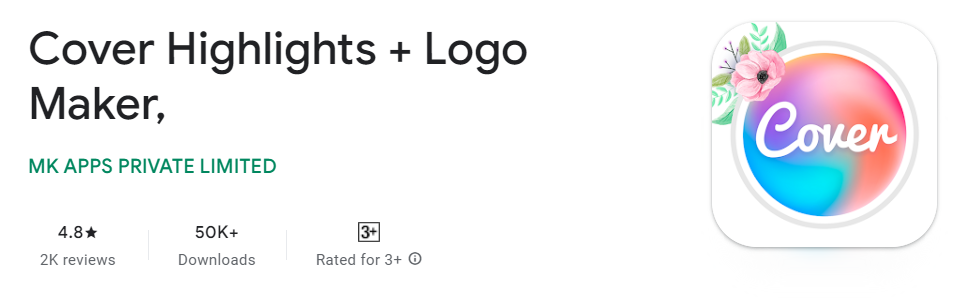 Cover Highlights + Logo Maker dari iApp Technologies