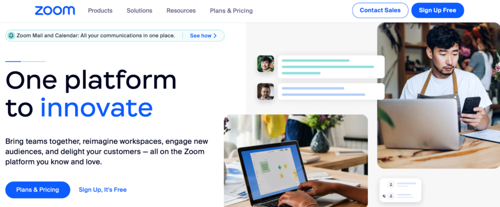zoom aplikasi chat perusahaan terbaik