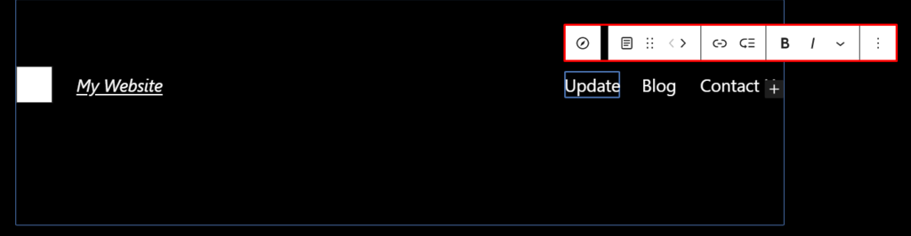 pengaturan untuk menyesuaikan menu bar