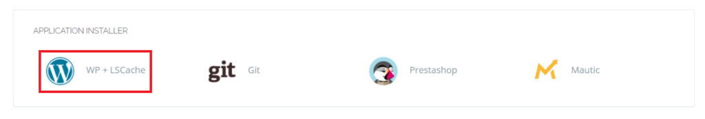 tombol installer WordPress di CyberPanel