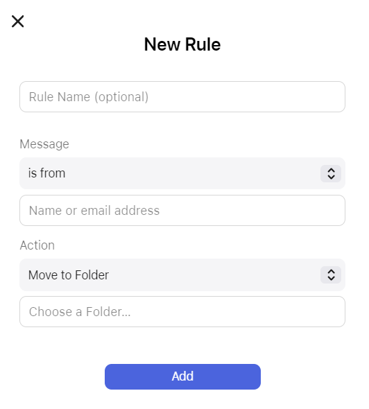 menambahkan aturan filter di mac mail