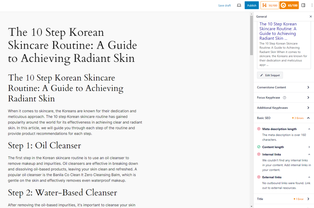 tampilan plugin aioseo