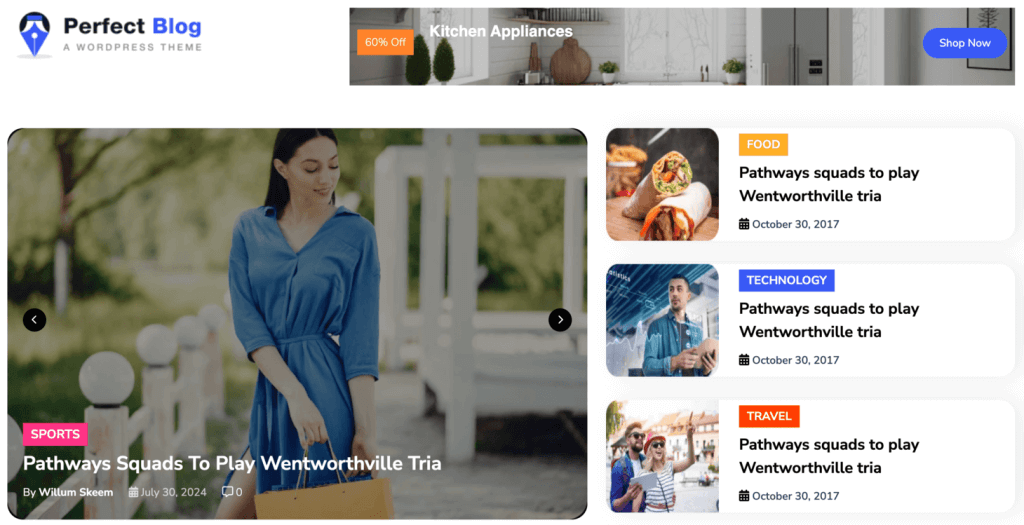 tampilan creative blogger