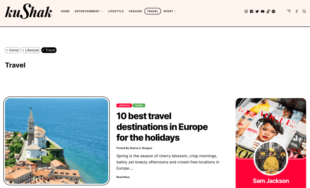 tampilan pratinjau kushak