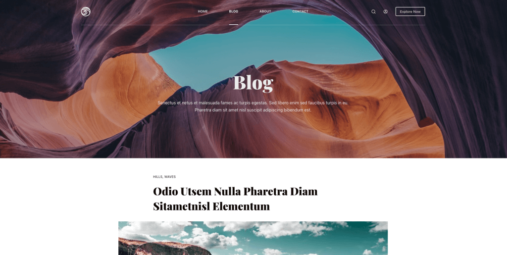 tampilan pratinjau blocksy