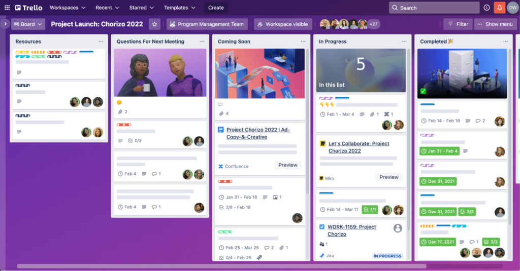 Software project management Trello sebagai contoh aplikasi web