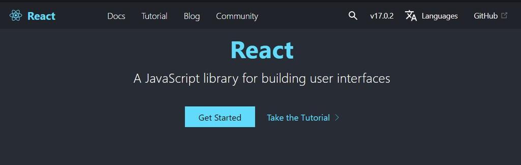 homepage website react