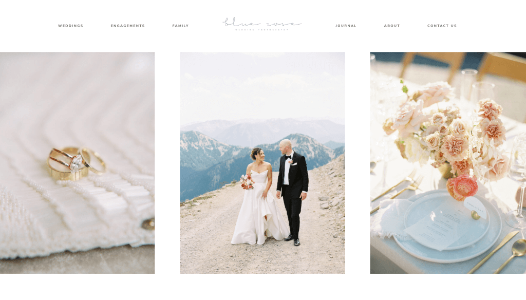 homepage website Blue Rose Pictures