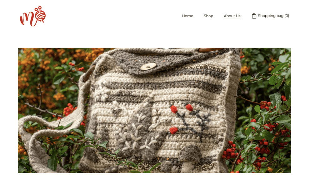 Halaman Tentang Kami Mirai Knittery