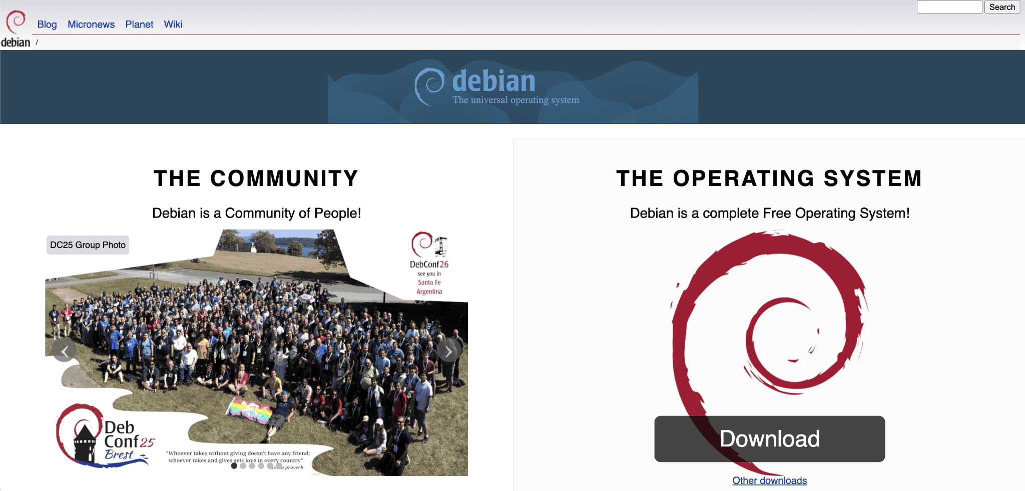 Qual è il miglior sistema operativo per Docker - Debian