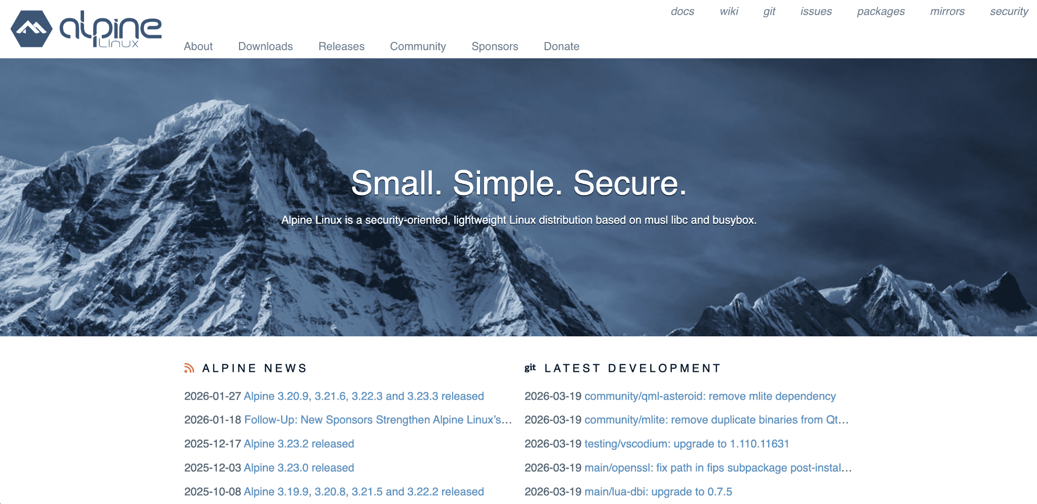 Qual è il miglior sistema operativo per Docker? Alpine Linux