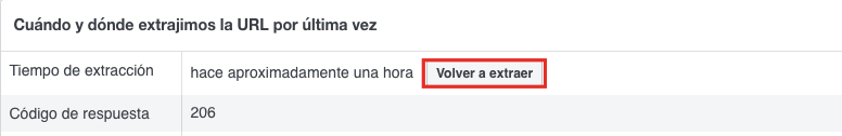 Diciéndole al depurador de Facebook que vuelva a verificar tu contenido.