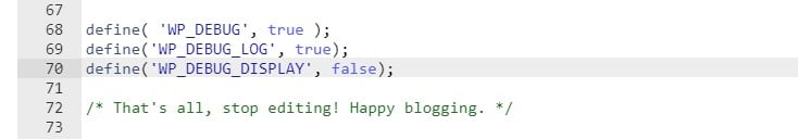 Cómo ocultar todos los errores deshabilitando WP_DEBUG_DISPLAY