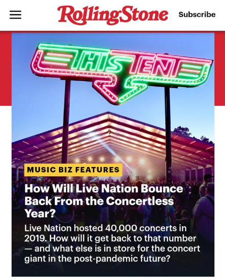 Ejemplo de diseño web responsive en Rolling Stone