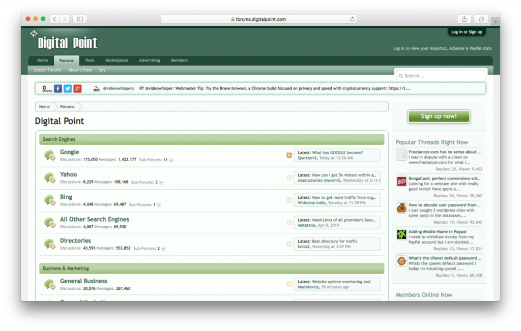 Foro de Digital Point SEO