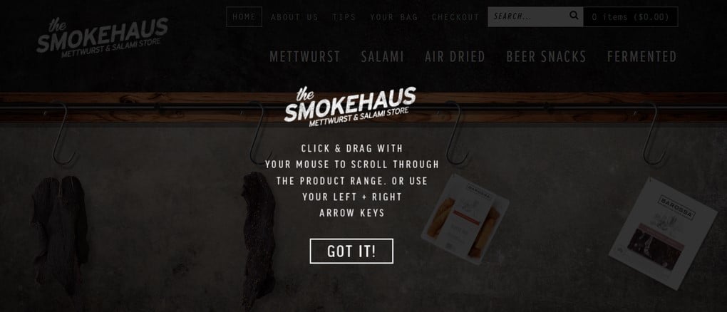 Ejemplo de la función que emplea SMOKEHAUS