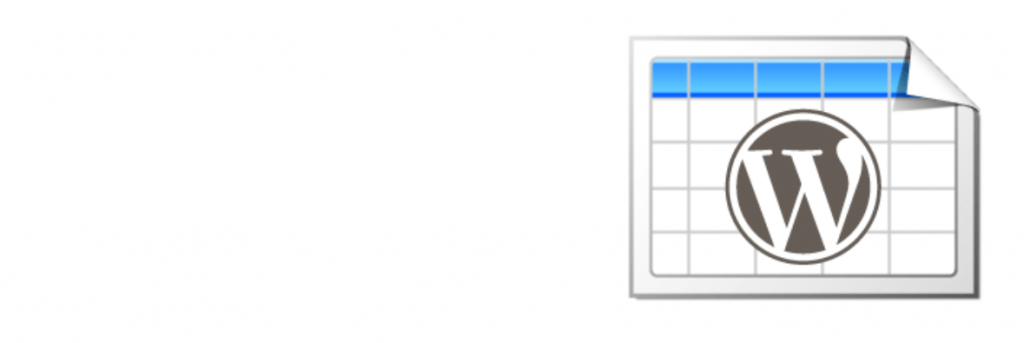 Plugin TablePress de WordPress