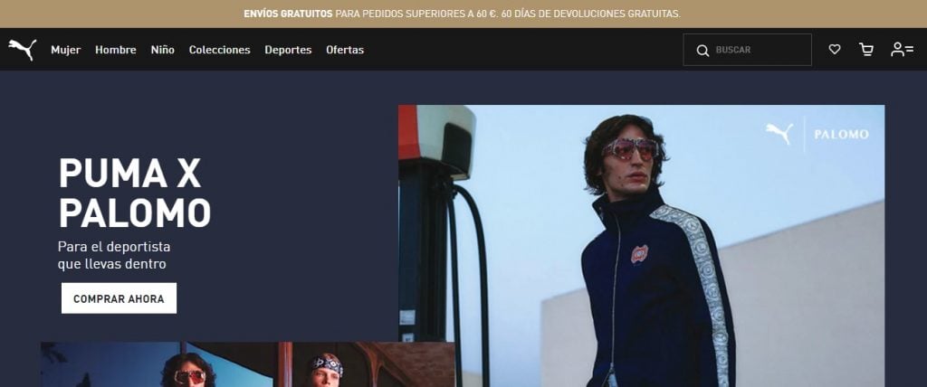 Tienda online de PUMA