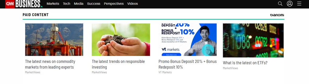 Contenido de pago en CNN Business