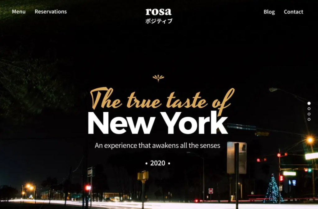 Tema de WordPress Rosa2 Lite