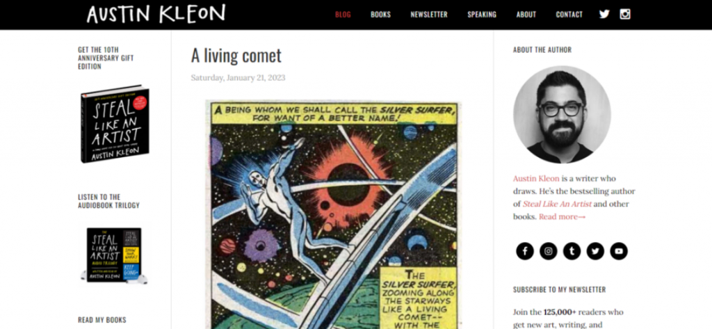 Blog Austin Kleon