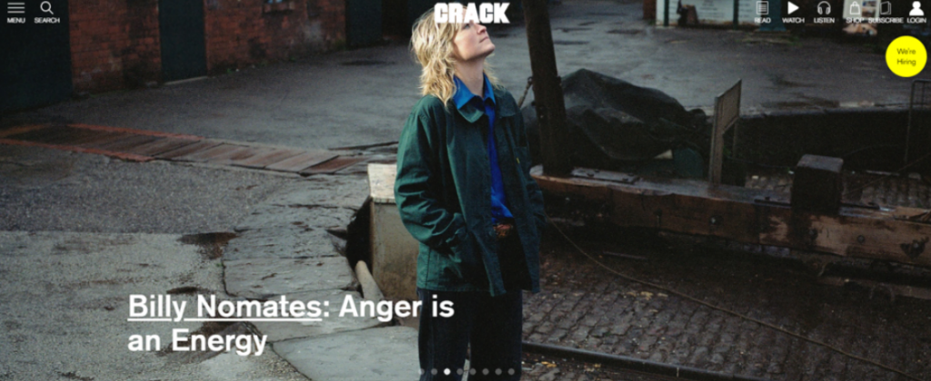 Sitio web Crack Magazine