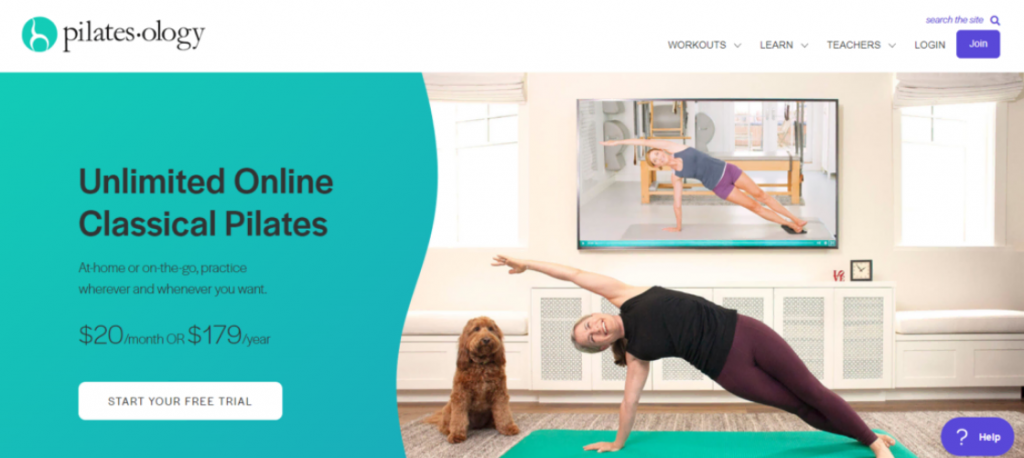 Sitio web Pilatesology
