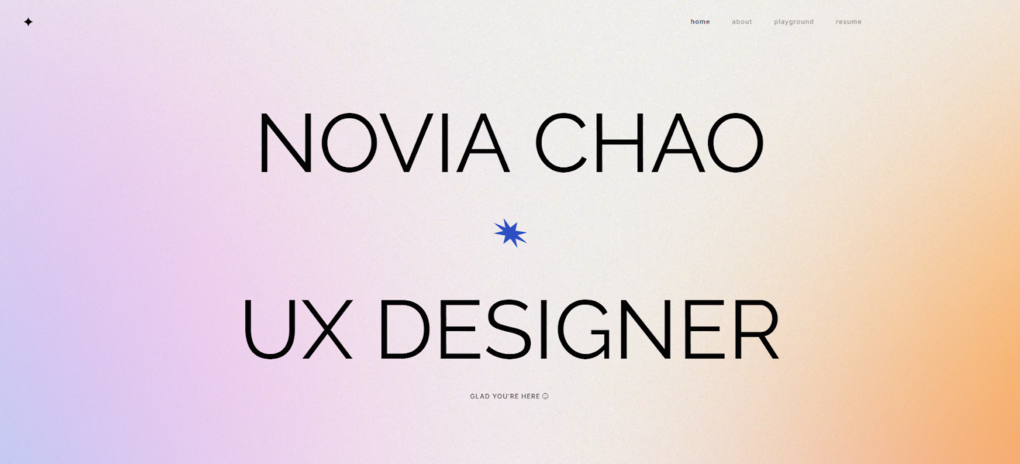 Portfolio de la diseñadora UX Novia Chao