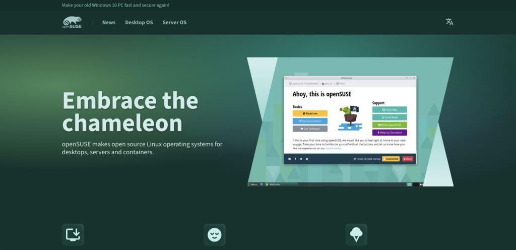 Wat is het beste besturingssysteem voor Docker - OpenSUSE