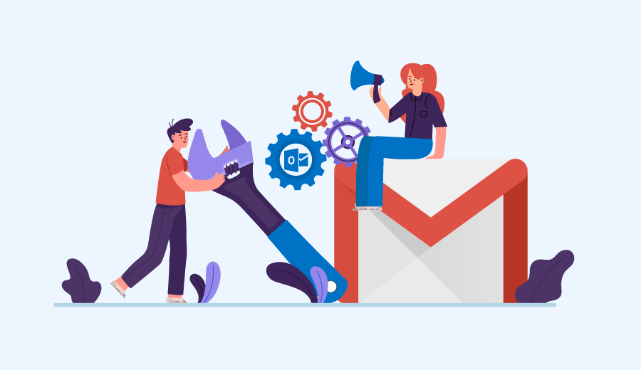 Como configurar Gmail no Outlook em 2 etapas