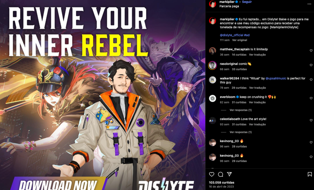 publicidade no instagram