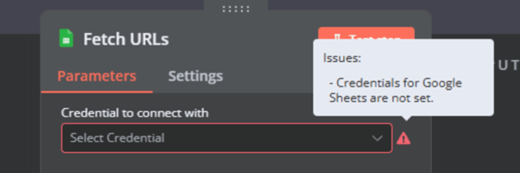 Local para conectar conta Google