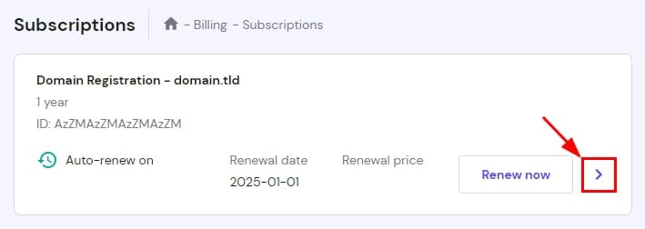 Disabling auto-renewal for Hostinger services