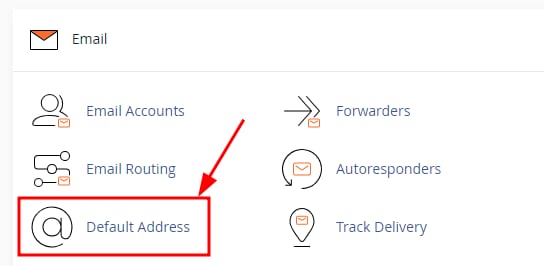 The Default Address option on cPanel