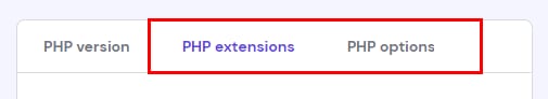 Accessing the PHP Configuration settings at Hostinger