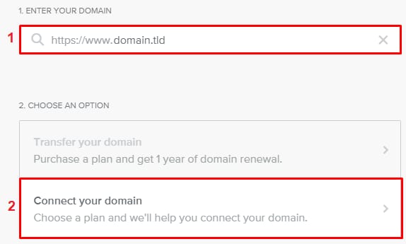 Connecting a domain name on Weebly