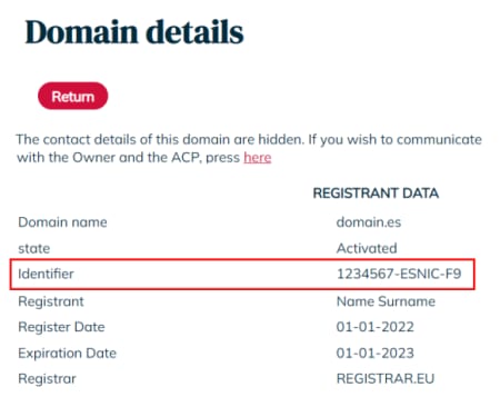 Locating the NIC identifier
