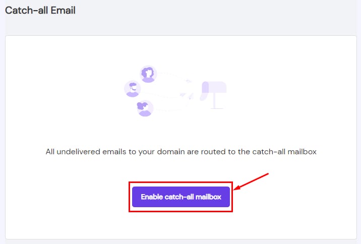 Enablish the catch-all emails feature with Titan Email at Hostinger