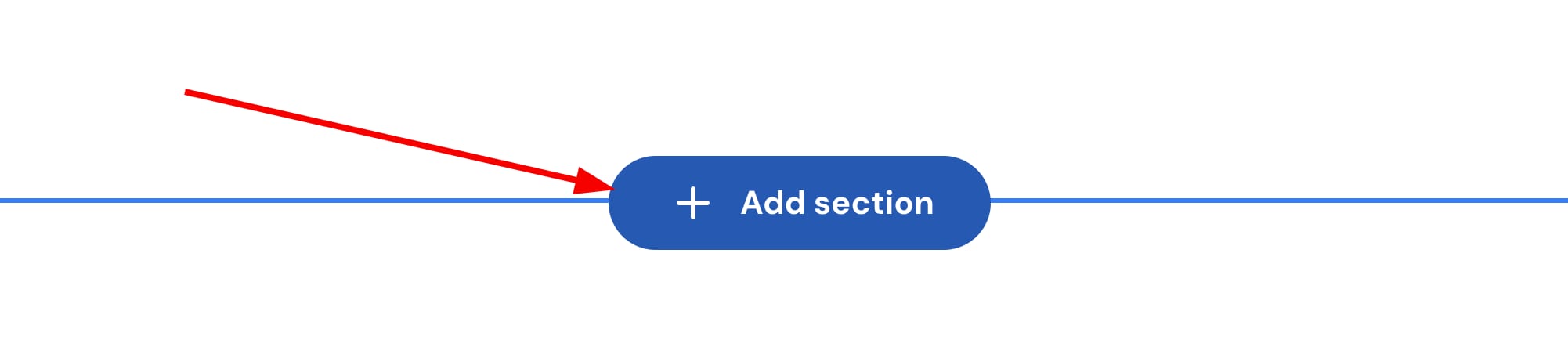 Adding a section in Hostinger Website Builder