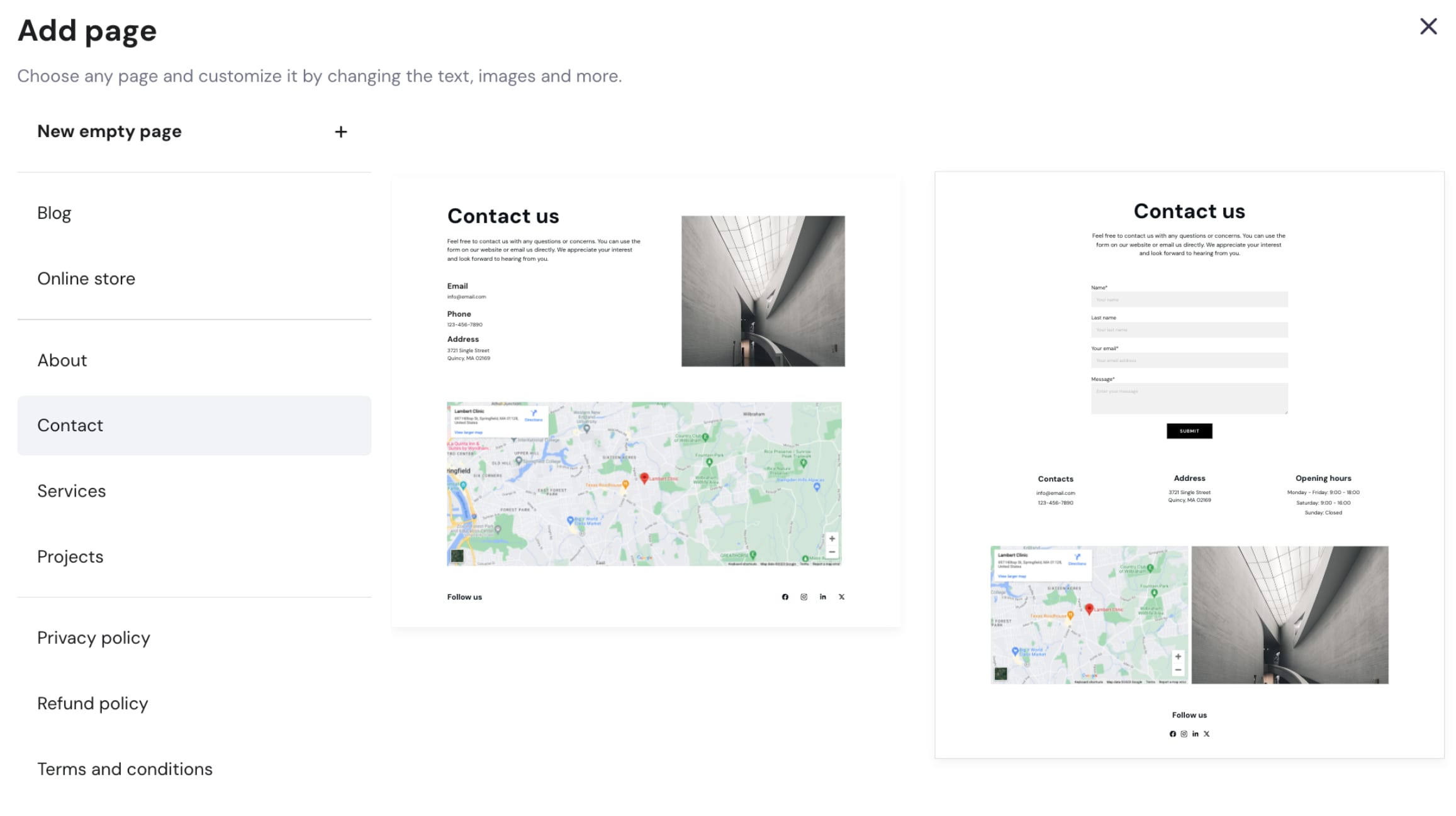 Adding a new page in Hostinger Website Builder
