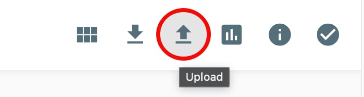 Uploading the backup of the website files 