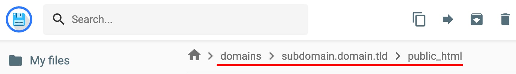 Accessing files within a hosting plan at Hostinger