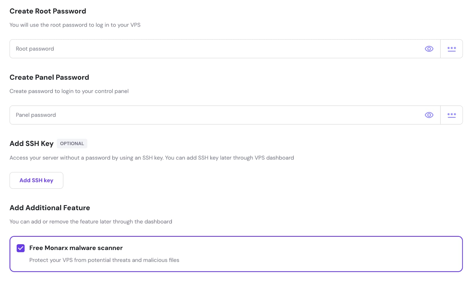 Hostinger CloudPanel onboarding