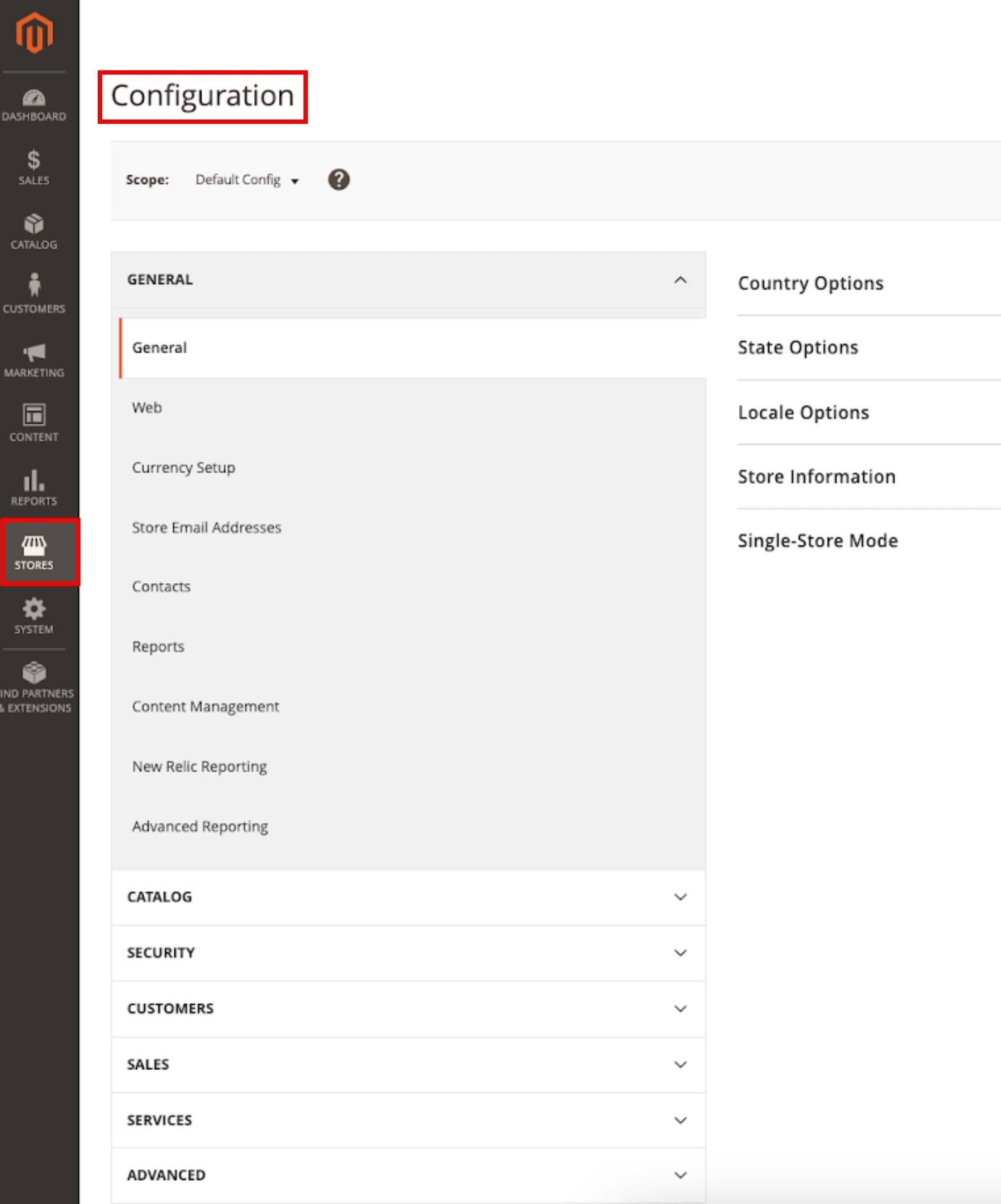 Store configuration settings in Magento 2