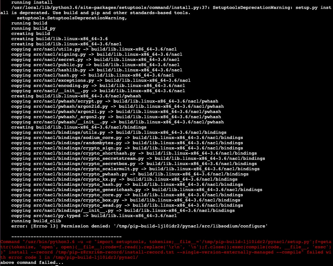 CyberPanel upgrade failed