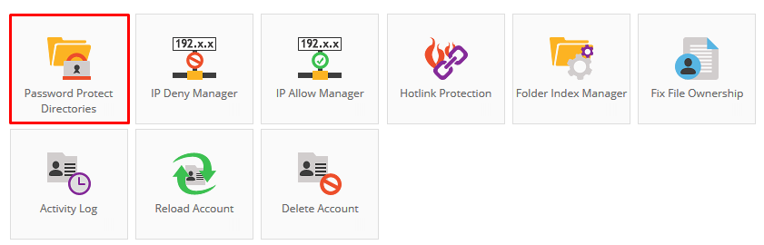 Hostinger Control Panel Password Protect Directories