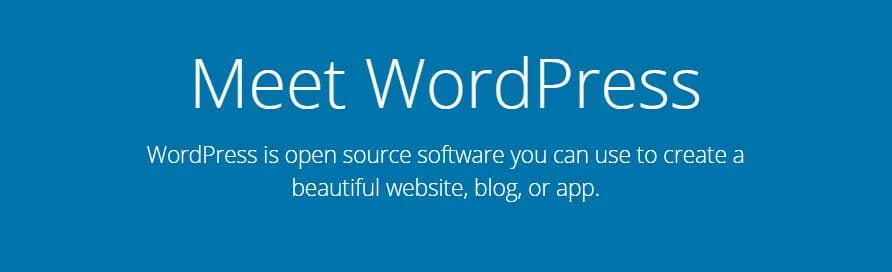 Beranda utama WordPress