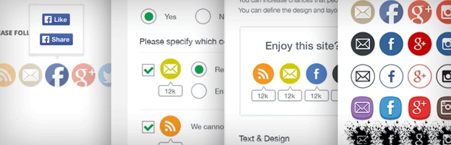 Le plugin Social Media Share Buttons.