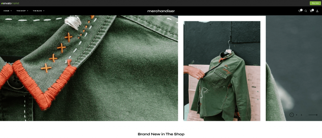 Thème WordPress d'e-commerce Merchandiser