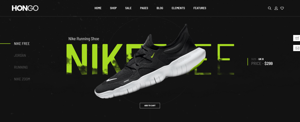 Thème WordPress d'e-commerce Hongo